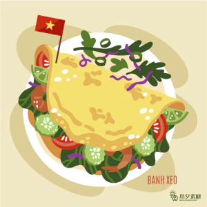 可爱卡通食品寿司中餐面条饺子插画AI矢量设计素材【027】
