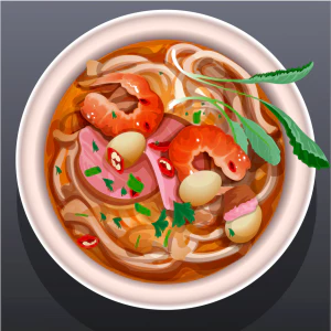 可爱卡通食品寿司中餐面条饺子插画AI矢量设计素材【083】