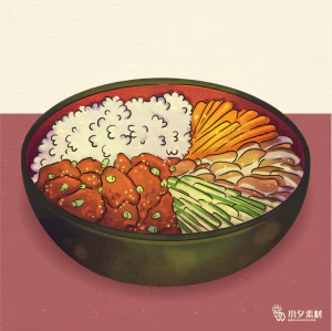 可爱卡通食品寿司中餐面条饺子插画AI矢量设计素材【117】