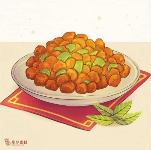 可爱卡通食品寿司中餐面条饺子插画AI矢量设计素材【122】