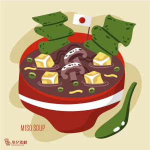 可爱卡通食品寿司中餐面条饺子插画AI矢量设计素材【129】