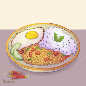 可爱卡通食品寿司中餐面条饺子插画AI矢量设计素材【133】