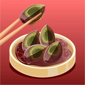 可爱卡通食品寿司中餐面条饺子插画AI矢量设计素材【148】