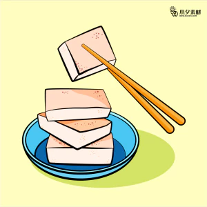 可爱卡通食品寿司中餐面条饺子插画AI矢量设计素材【174】