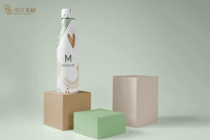 饮料牛奶瓶子纯净水矿泉水包装智能贴图样机模板PSD分层设计素材【002】