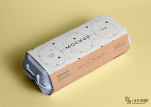 鸡蛋盒子包装智能贴图食品智能样机模板PSD分层设计素材【001】