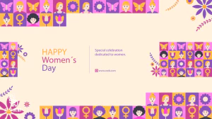 创意几何38三八妇女节活动宣传促销海报banner模板AI矢量设计素材【002】