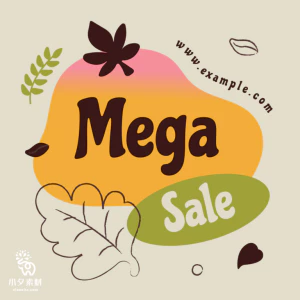 潮流创意电商淘宝商城活动宣传促销折扣海报模板PSD/AI设计素材【091】