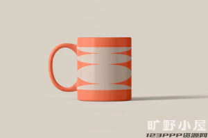 12款极简品牌马克杯陶瓷杯礼品杯VI展示效果文创设计Psd贴图样机【022】