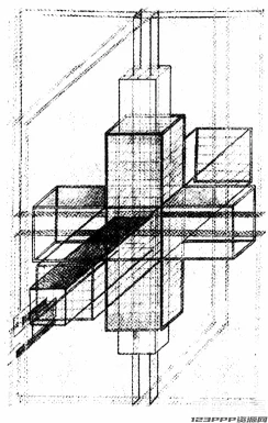 美式复古怀旧建筑人物黑白老照片剪报拼贴画剪贴画png免抠图素材【037】