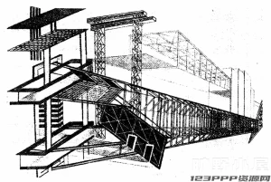 美式复古怀旧建筑人物黑白老照片剪报拼贴画剪贴画png免抠图素材【048】