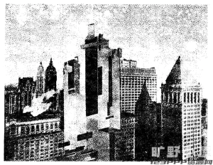 美式复古怀旧建筑人物黑白老照片剪报拼贴画剪贴画png免抠图素材【108】