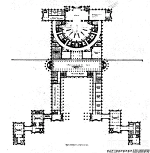 美式复古怀旧建筑人物黑白老照片剪报拼贴画剪贴画png免抠图素材【110】