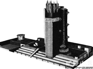 美式复古怀旧建筑人物黑白老照片剪报拼贴画剪贴画png免抠图素材【260】