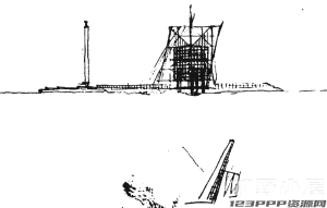 美式复古怀旧建筑人物黑白老照片剪报拼贴画剪贴画png免抠图素材【277】