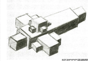 美式复古怀旧建筑人物黑白老照片剪报拼贴画剪贴画png免抠图素材【283】