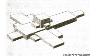 美式复古怀旧建筑人物黑白老照片剪报拼贴画剪贴画png免抠图素材【285】