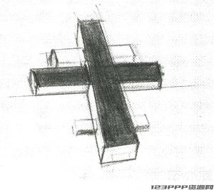 美式复古怀旧建筑人物黑白老照片剪报拼贴画剪贴画png免抠图素材【934】