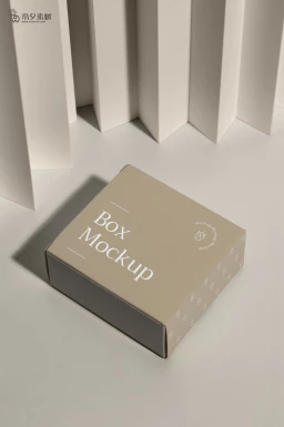 包装美妆纸盒盒子智能贴图文创毕设样机模板PSD分层设计素材【003】