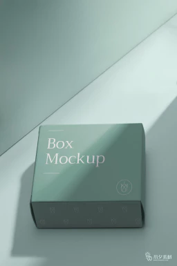 包装美妆纸盒盒子智能贴图文创毕设样机模板PSD分层设计素材【007】
