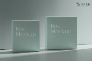 包装美妆纸盒盒子智能贴图文创毕设样机模板PSD分层设计素材【013】