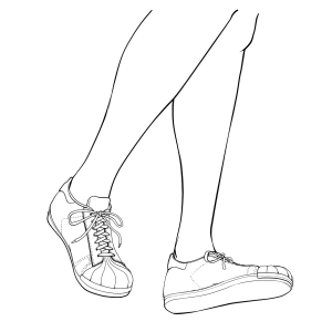 动漫人体结构线稿素材美术临摹绘画漫画表情动态透视图片资料:各式人体穿鞋的脚姿态线稿(039) 动漫人体结构线稿素材美术临摹绘画漫画表情动态透视图片资料:各式人体穿鞋的脚姿态线稿【039】
