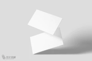 名片卡片光影悬浮矩阵文创智能办公贴图样机模板PSD分层设计素材【004】