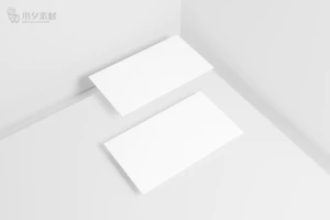 名片卡片光影悬浮矩阵文创智能办公贴图样机模板PSD分层设计素材【010】