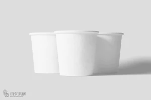 水杯纸杯智能贴图创意文创毕设样机模板PSD分层设计素材【005】