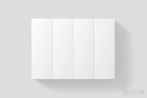 纸盒盒子智能包装贴图文创样机模板PSD分层设计素材【015】