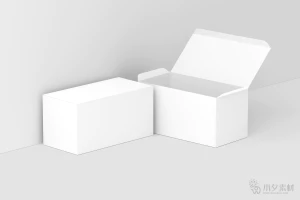 纸盒盒子智能包装贴图文创样机模板PSD分层设计素材【022】