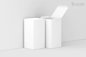 纸盒盒子智能包装贴图文创样机模板PSD分层设计素材【023】