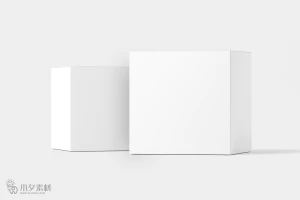 纸盒盒子智能包装贴图文创样机模板PSD分层设计素材【029】