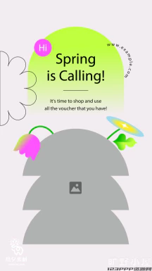 潮流酸性商场家居服饰新媒体推广春季促销折扣海报PSD/AI设计素材【022】