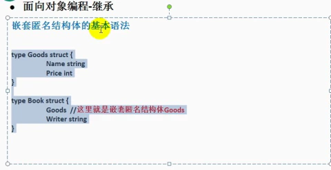 继承快速入门应用实例(golang视频教程)